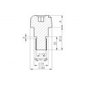 Embout de guidon long pour Yamaha