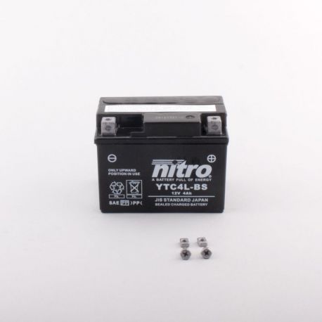 Batterie de moto NITRO YTC4L-BS NT4L SLA