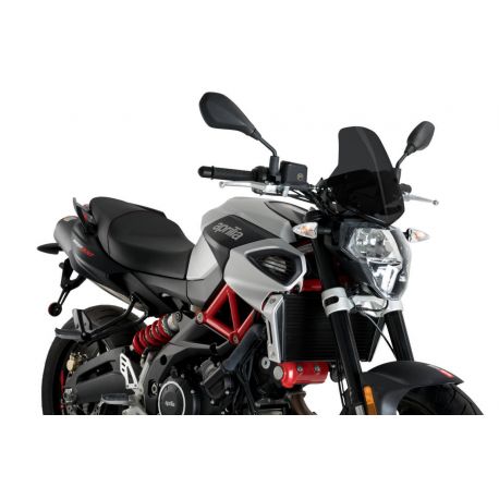 Saute vent Naked new generation sport Aprilia Shiver 750 900 noire