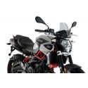 Saute vent Naked new generation sport Aprilia Shiver 750 900 fumé claire