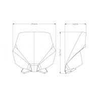 Saute vent Naked new generation sport BENELLI BN 752S 2