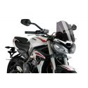 Saute vent Naked new generation sport Triumph street trples S fumé foncé