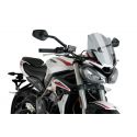 Saute vent Naked new generation sport Triumph street trples S fumé