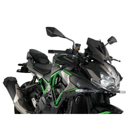 Saute vent Naked new generation sport KAWASAKI Z H2 fumé foncé