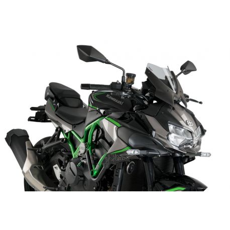 Saute vent Naked new generation sport KAWASAKI Z H2 fumé