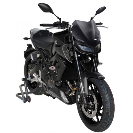 BULLE ERMAX Sport  Yamaha MT09/FZ 9 2017 noir satin