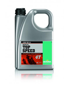 Huile moteur MOTOREX Top Speed 4T - 15W50 4L
