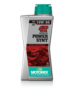 Huile moteur MOTOREX Power Synt 4T - 10W60 58L 2