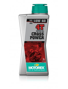Huile moteur MOTOREX Cross Power 4T - 10W60 10x1L
