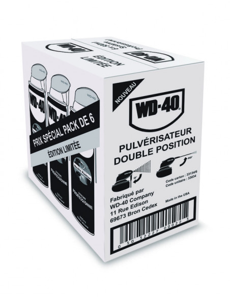 Aérosol WD-40 Système Pro 6x500ml