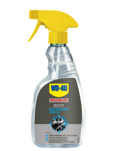 Nettoyant complet WD 40 Specialist Moto - spray 500ml