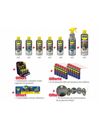 Pack implantation n°1 WD 40 Specialist Moto MOMoto