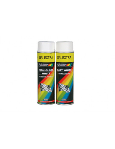 Peinture MOTIP Blanc brillant - Spray 500 ml