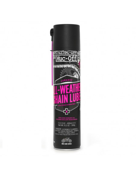 Lubrifiant chaîne MUC-OFF All Weather Chain Lube - spray 400ml Lubrifiant chaîne MUC-OFF All Weather Chain Lube - spray 400ml