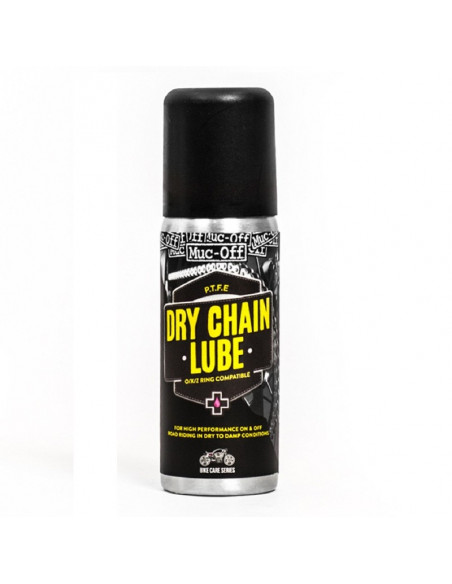 Lubrifiant chaîne MUC-OFF Dry PTFE Chain Lube - spray 50ml Lubrifiant chaîne MUC-OFF Dry PTFE Chain Lube - spray 50ml