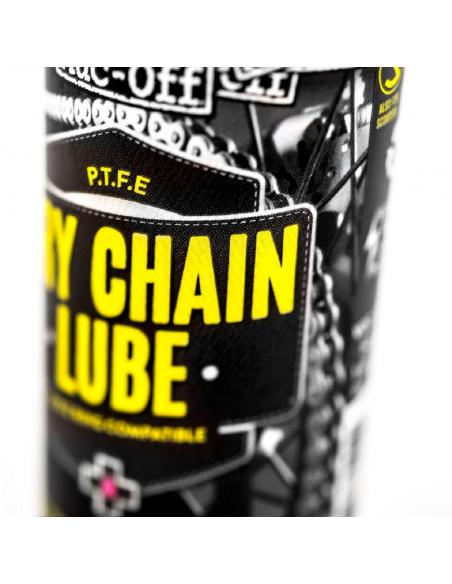 Lubrifiant chaîne MUC-OFF Dry PTFE Chain Lube - spray 50ml Lubrifiant chaîne MUC-OFF Dry PTFE Chain Lube - spray 50ml