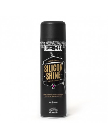 Spray de protection MUC-OFF Motorcycle Silicon Shine - spray 500ml