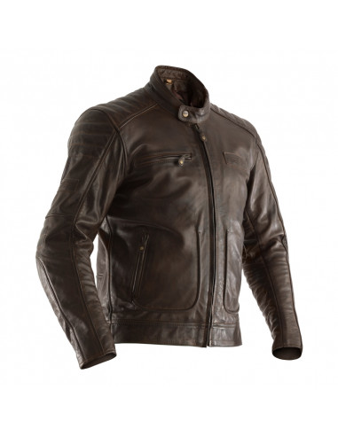 Veste RST Roadster II cuir - brun taille 4XL