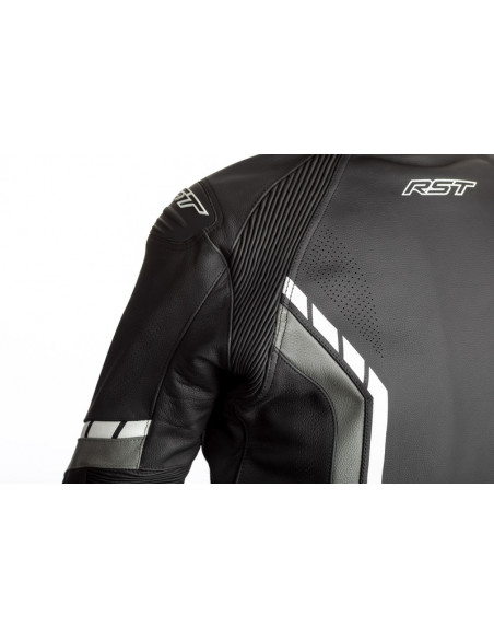 Blouson RST Axis CE cuir - blanc taille S