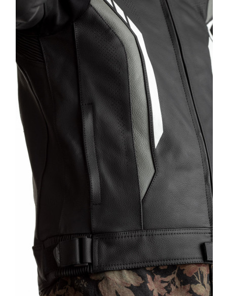 Blouson RST Axis CE cuir - blanc taille S