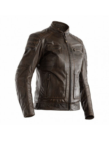 Veste RST Roadster II CE femme cuir - marron taille XXL