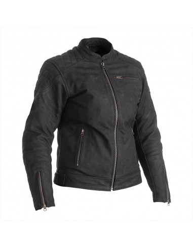 Blouson RST Ripley CE femme cuir - noir taille S