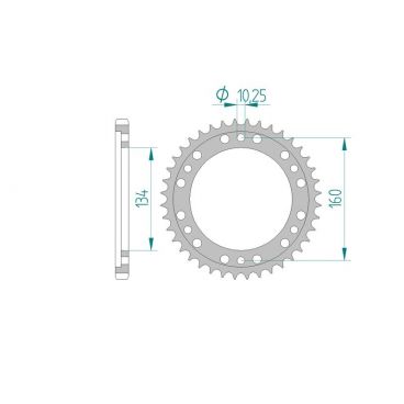 Kit chaine AFAM acier HONDA CBR 1000RR 4,5 ENDURANCE pas 525 2004 à 2005