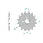 Kit chaine AFAM acier HONDA MB 50 pas 420 1980 à 1982