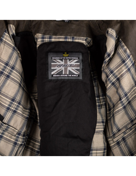 Chemise RST Kevlar® District Wax Reinforced textile - olive taille XS