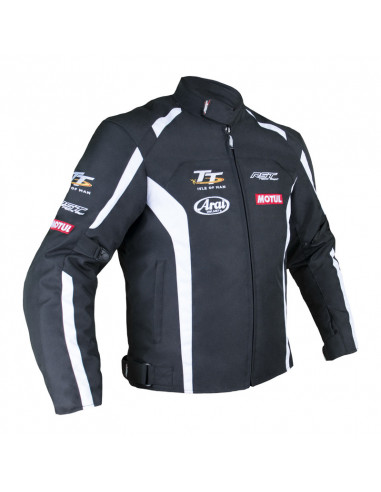 Veste RST IOM TT TEAM CE doublure amovible textile - blanc taille 3XL