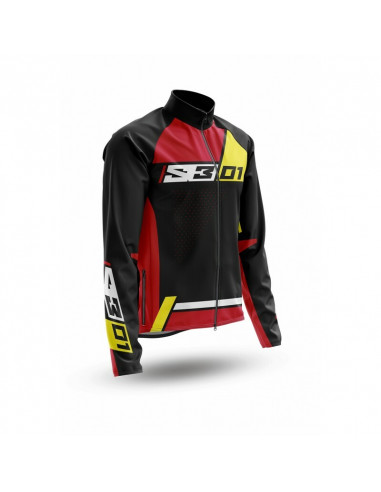 Veste S3 Collection 01 - noir/rouge taille XS