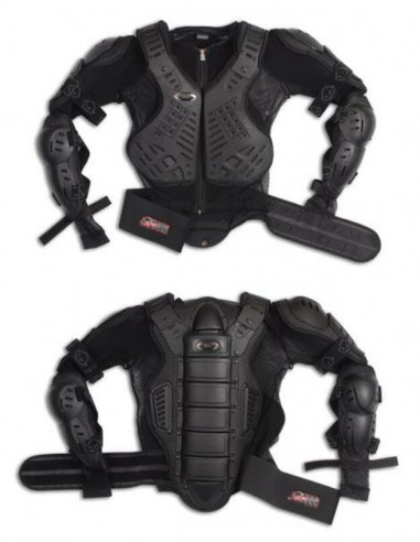 Gilet de protection UFO Scorpion avec ceinture noir L/XL