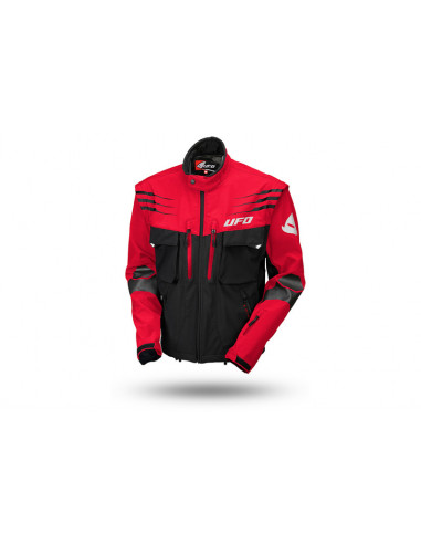 Veste UFO Taiga noir/rouge taille L