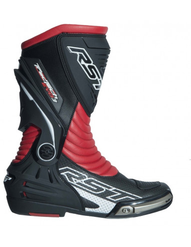 Bottes RST TracTech Evo 3 CE cuir - rouge fluo taille 48
