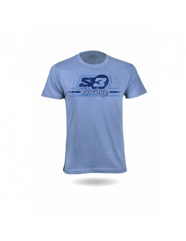 T-Shirt S3 Casual Racing bleu taille S