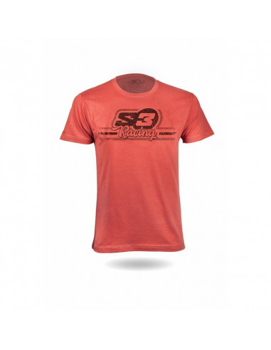 T-Shirt S3 Casual Racing rouge taille S