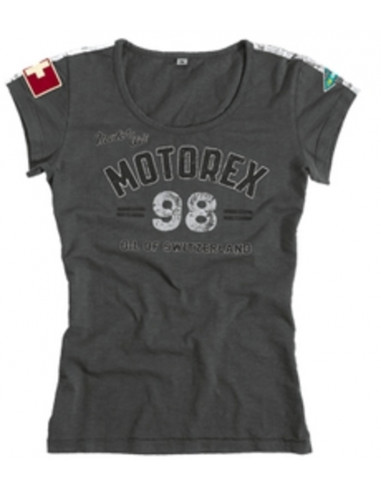 T-shirt MOTOREX Classic Line gris femme taille M