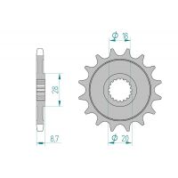 Pignon AFAM pour moto au pas de 428