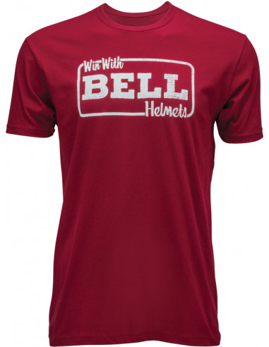 T-Shirt BELL Win With Bell rouge taille L