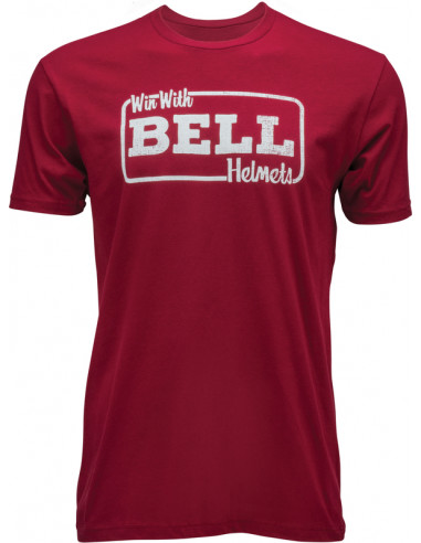 T-Shirt BELL Win With Bell rouge taille XL