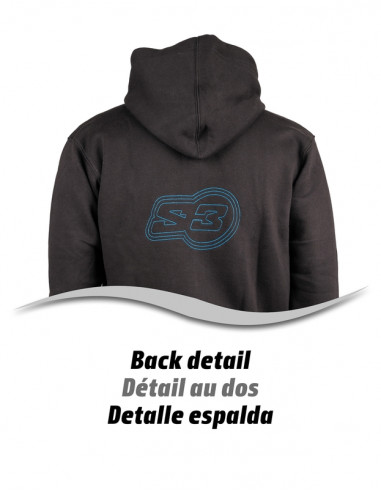 Sweatshirt S3 Alaska noir/bleu taille XS