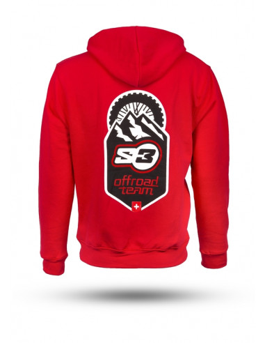 Sweatshirt S3 Off-Road rouge taille XL