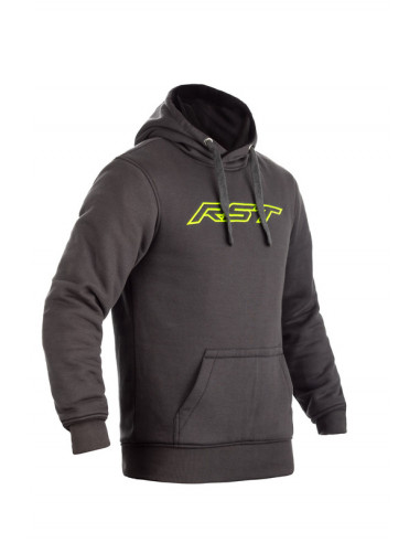 Sweatshirt capuche RST Pullover Kevlar CE gris taille XS homme