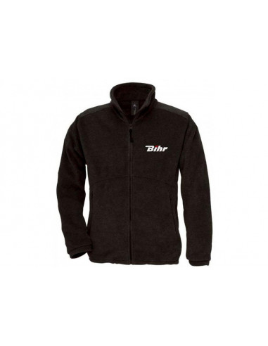 Blouson polaire zippé BIHR - noir taille S