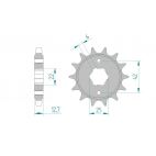 Kit chaine AFAM acier HONDA CB 550 K3,K4,F1,F2 pas 530 1977 à 1980