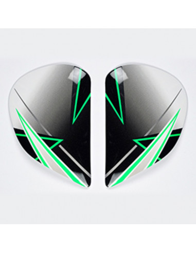 PLATINE ECRAN ARAI SAJ ASTEROID GREEN CASQUE INTEGRAL