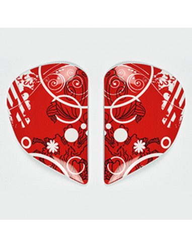 PLATINE ECRAN ARAI SAJ FICTION RED CASQUE INTEGRAL