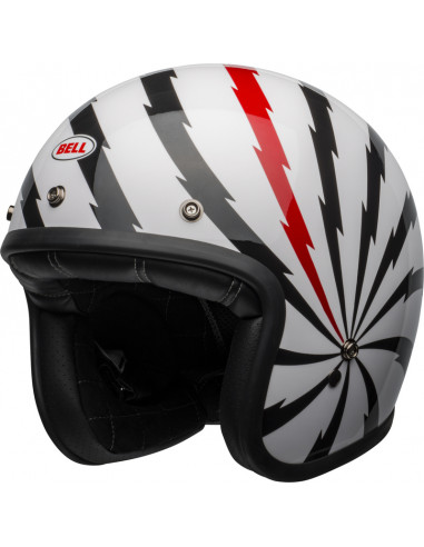 Casque BELL Custom 500 DLX SE Vertigo Gloss White/Black/Red