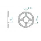 Kit chaine AFAM acier KAWASAKI KFX 300 pas 520 2004 à 2004