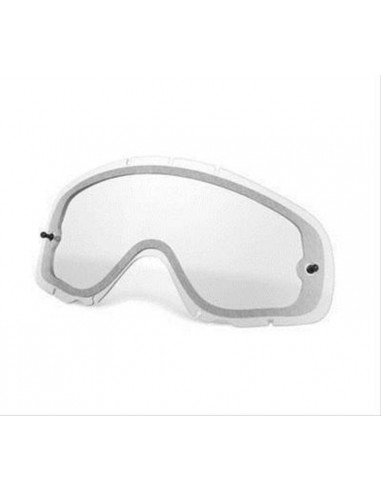 Ecran double ventilé de rechange OAKLEY Crowbar Enduro transparent